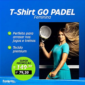 T-Shirt Brisa Go Padel – Feminina