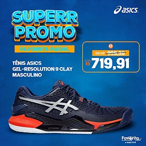 Tênis Asics Resolution 9 Clay – Masculino