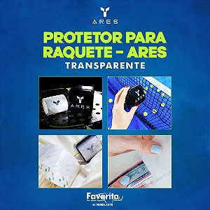 Protetor para Raquete Transparente Ares