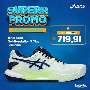 Tênis Asics Gel-Resolution 9 Clay – Feminino
