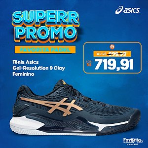 Tênis Asics Gel-Resolution 9 Clay – Feminino