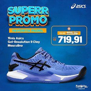 Tênis Asics Gel-Resolution 9 Clay – Masculino