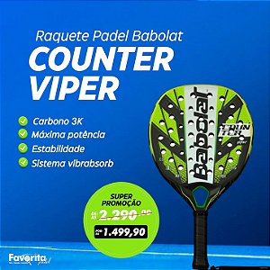 Raquete de Padel Babolat Counter Viper