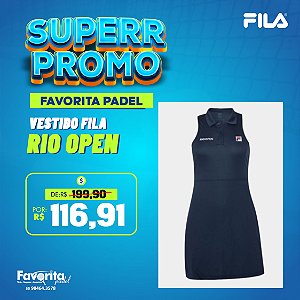 Vestido Fila Tennis Game Rio Open – Marinho