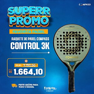 Raquete de Padel Compass Control 3k 2024