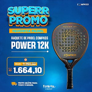 Raquete de Padel Compass Power 12k 2024