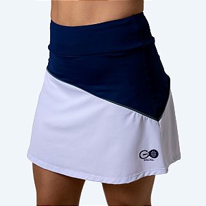 Short Saia com Recorte Deep Sea