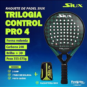 Raquete de Padel Siux Trilogia Control Pro 4