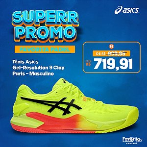 Tênis ASICS GEL-Resolution 9 Clay Paris – Masculino