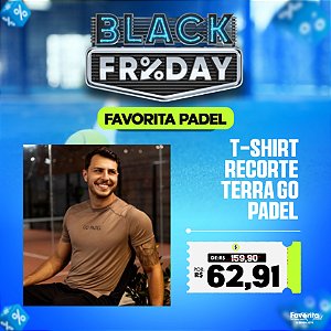 T-shirt Recorte Terra Go Padel - Masculina