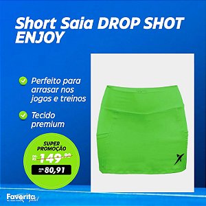 Short Saia DROP SHOT ENJOY - Verde
