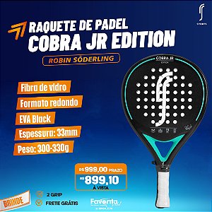 Raquete de Padel Cobra Junior Edition - Robin Söderling