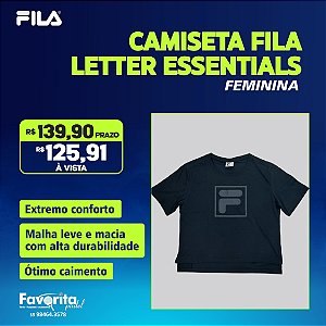 Camiseta Fila Letter Essentials – Feminina