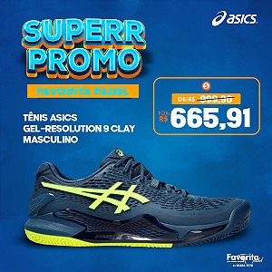 Tênis ASICS GEL-Resolution 9 Clay – Masculino