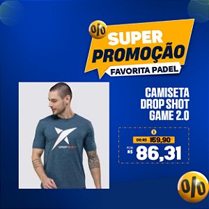 Camiseta DROP SHOT GAME 2.0 - Masculina