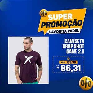 Camiseta DROP SHOT GAME 2.0 - Masculina