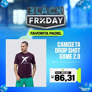 Camiseta DROP SHOT GAME 2.0 - Masculina