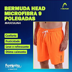 Bermuda Head Microfibra 9 Polegadas – Masculina