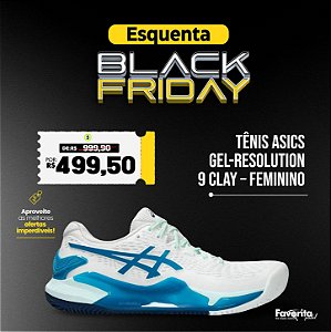Tênis ASICS GEL-Resolution 9 Clay – Feminino