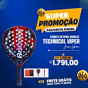 Raquete de Padel Babolat Technical Viper Juan Lebrón – 2024