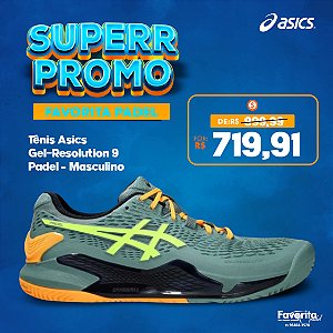 Tênis ASICS GEL-Resolution 9 Padel – Masculino