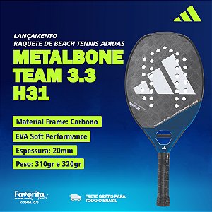 Raquete de Beach Tennis Adidas Metalbone 3.3 H31