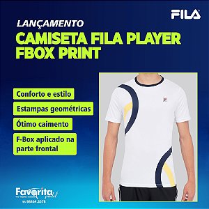 Camiseta Fila Player Fbox Print – Masculina