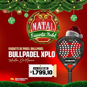 Raquete Padel Bullpadel XPLO 2025 Carbobo 12k