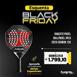 Raquete Padel Bullpadel XPLO 2025 Carbon 12k