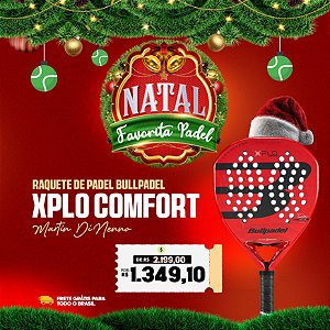 Raquete Padel Bullpadel XPLO Comfort 2025 Fibrix - Martin Di Nenno