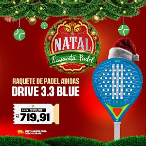 Raquete de Padel ADIDAS DRIVE 3.3 BLUE