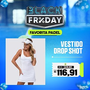 Vestido short DROP SHOT - Branco