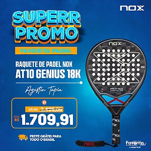 Raquete de Padel NOX AT10 Genius 18k - Agustin Tapia
