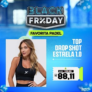 Top DROP SHOT ESTRELA 1.0 - Preto