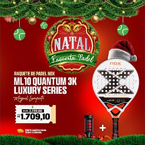 Raquete de Padel ML10 QUANTUM 3K 2025 | NOX - by Miguel Lamperti Luxury Series