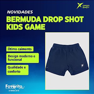 Bermuda DROP SHOT Kids Game – Masculino