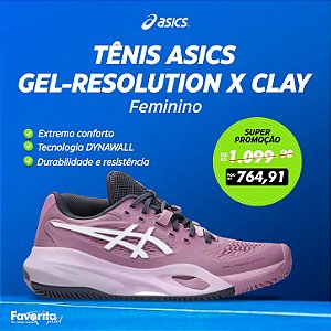 Tênis ASICS GEL-Resolution X Clay – Feminino