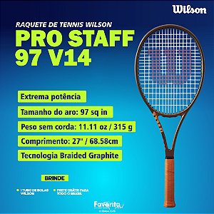 Raquete de Tennis Wilson Pro Staff 97 v14