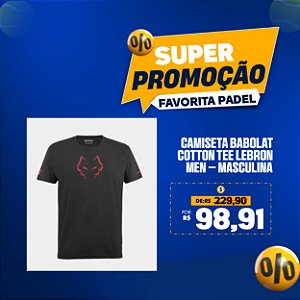 Camiseta Babolat Cotton Tee Lebron Men – Masculina