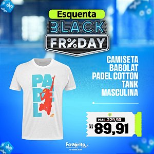 Camiseta Babolat Padel Cotton Tank – Masculina