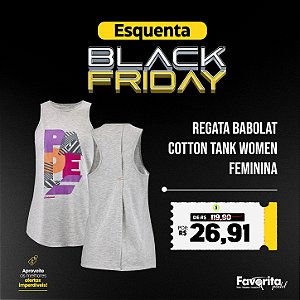 Regata Babolat Cotton Tank Women – Feminina