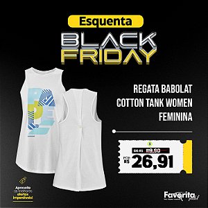 Regata Babolat Cotton Tank Women – Feminina