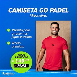 Camiseta Go Padel Movimento – Masculina