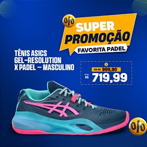 Tênis ASICS GEL-Resolution X Padel – Masculino