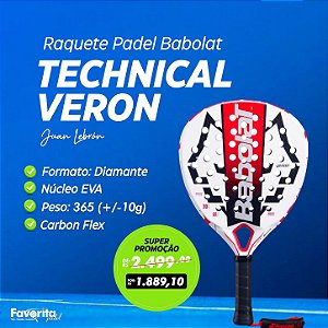 Raquete de Padel Babolat Technical Veron Juan Lebrón