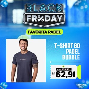 T-Shirt Go Padel Bubble – Masculina