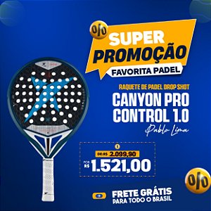 Raquete de Padel DROP SHOT CANYON PRO CONTROL 1.0 LIMA