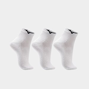 Meia Cano Curto Mizuno - Pacote Com 3 Pares Feminino