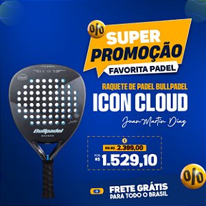 Raquete de Padel Bullpadel Icon Cloud 2025 - Juan Martín Díaz