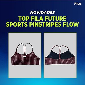 Top Fila Future Sports Pinstripes Flow - Feminino